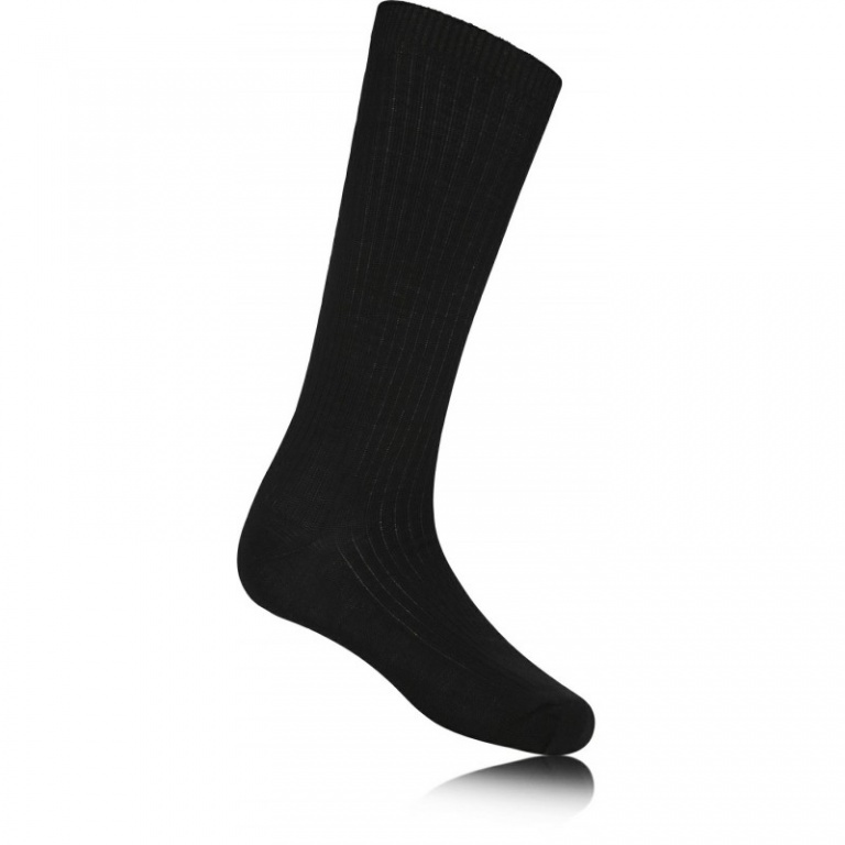 Black knee high socks Larry Adams Meanswear