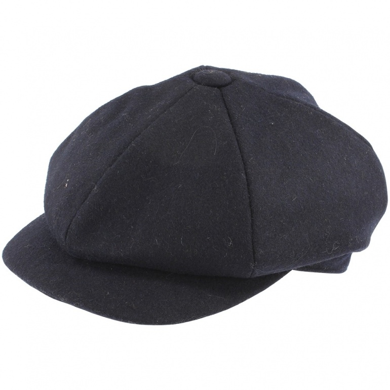 Navy Baker Boy Cap - Larry Adams Meanswear