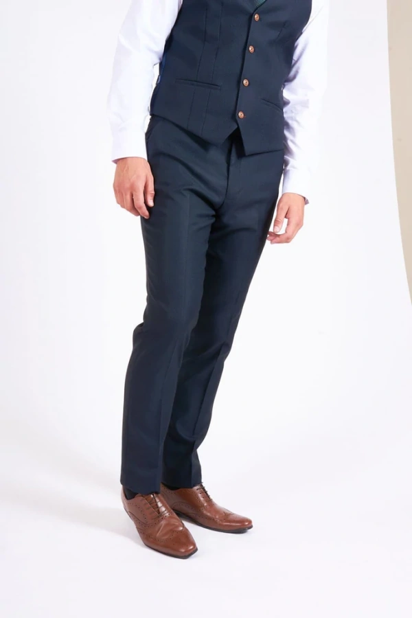 Marc darcy Max Navy Slim Fit Trousers