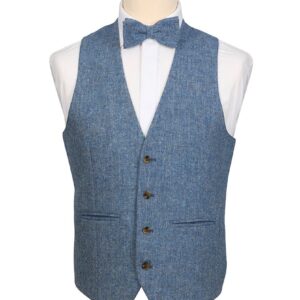 Tweed plain waistcoats