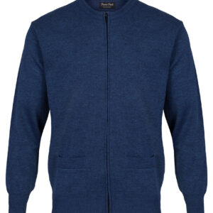 Franco Ponti Merino Wool Zip Cardigan (Available in 11 Colours)